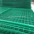 PVC亜鉛メッキ溶接ワイヤメッシュフレームフェンス